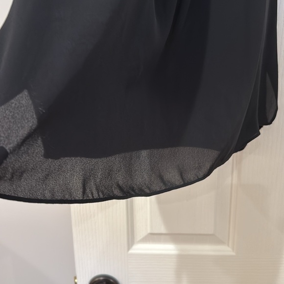 LOFT Black Crochet Detail Tank Top - Picture 3 of 4